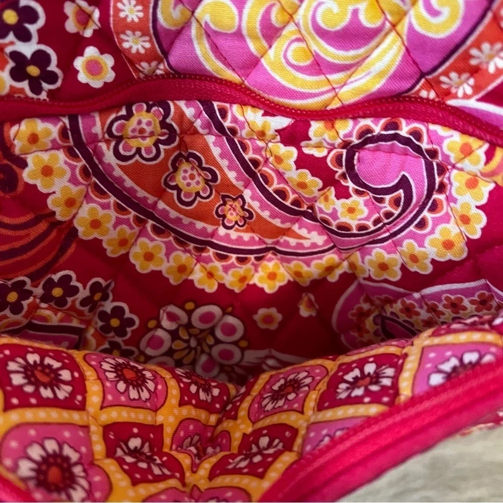 VERA BRADLEY Raspberry Fizz 2008 Quilted Soft Sided Laptop Portfolio Case Y2K